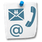 Icono con vías de contacto para reparación e informática en el barrio de Gràcia, Barcelona